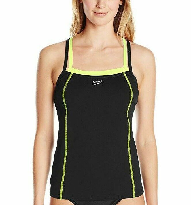 Speedo Endurance Layered Look Active Tankini Top Size 12 Sw1 471 For Sale Online Ebay