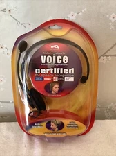 Cyber Acoustics AC-100R Headset Microphone For Voice Over Internet Applications 