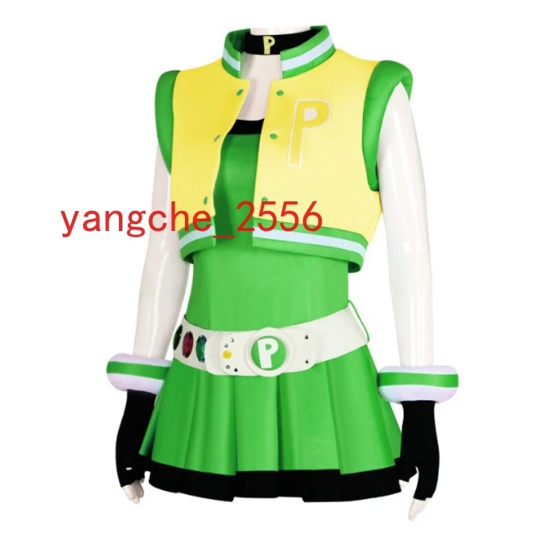NEW Powerpuff Girls Z Blossom Bubbles Buttercup Cosplay Costume Cartoon COS Set - Image 2 of 4