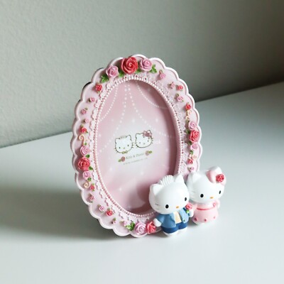 Vintage Sanrio Hello Kitty Dear Daniel Wedding Rose Photo Frame 9
