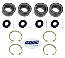 HD Front Rear Wheel Bearing Kits for Polaris Ranger 900 1000 XP Crew HST Diesel