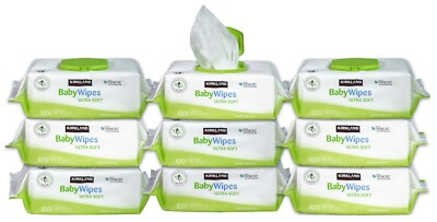 Kirkland Signature Ultra Soft Baby Wipes 900 Count W/ Moist