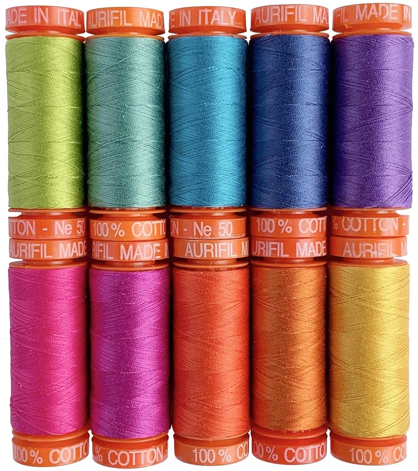 Aurifil (TP50DB10) Tula Pink Dragon's Breath Thread Set - Image 2 of 2