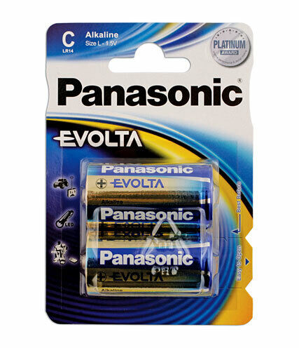 Panasonic Evolta C Cell Battery 12 x 2 Blister Packs - Connect 30647 New - Afbeelding 1 van 1