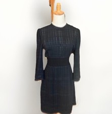 Derek Lamb 10 Crosby Dress Women’s Size 4 Black Long Sleeve Mini