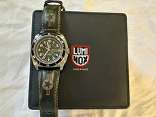 Luminox P-38 Lightning Automatic Black Dial Stainless Steel Men’s Watch