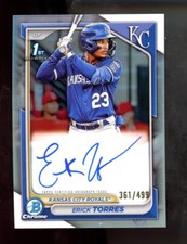 2024 Bowman Chrome Erick Torres Refractor Auto /499 Royals
