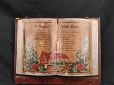 Happy Home Recipe Plat Key Holder