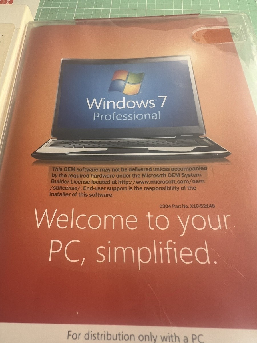 Microsoft Windows 7 Professional SP1 (License + Media) (1 Microsoft Windows 7 Professional SP1 (License + Media) (1