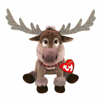 Disney La Reine Des Neiges Sven Ty Bonnet 12 Peluche Jouet Avec Son Ebay