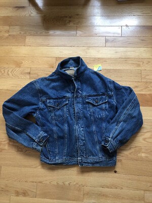 Gap Vintage Denim Jean Jacket Size Medium Zip Button Combo 1990's