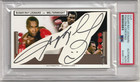 Sugar Ray Leonard signed autograph card PSA DNA