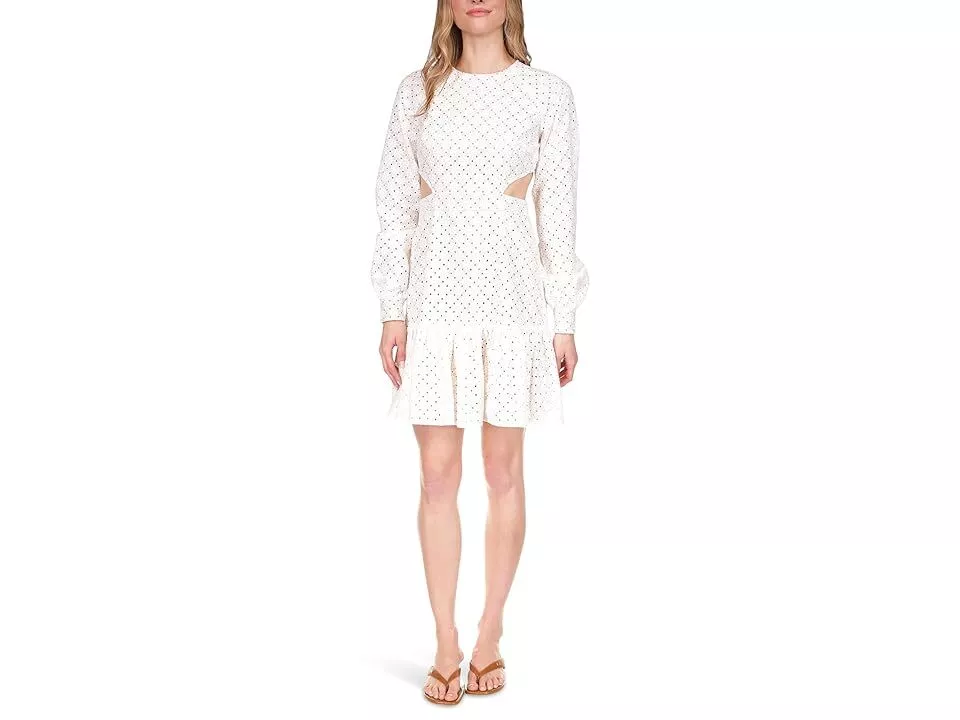 Michael kors 2024 white eyelet dress