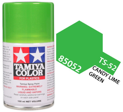 Tamiya 85052 TS-52 Candy Lime Green Lacquer Spray Paint 100ml - US Fast Ship