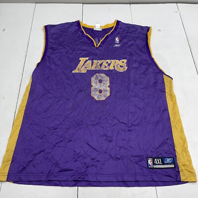 Vintage Reebok Los Angeles Lakers Kobe Bryant #8 Purple Jersey