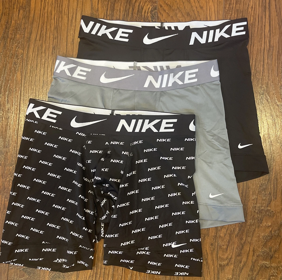 3 Pair Nike Mens Dri-FIT Essential Micro Boxer Briefs KE1015 Size S