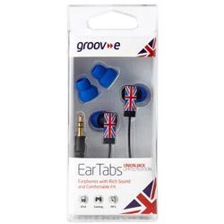 Groov-e GV-EB7 Auriculares Estéreo Intrauditivos Diseño Union Jack Rojo Blanco Azul Nuevos Foto 2 de 2