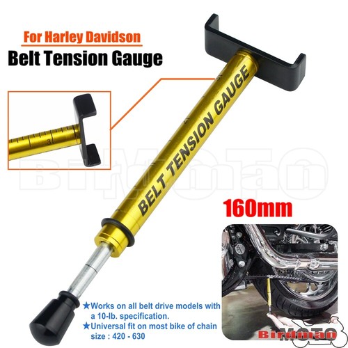 160mm Motorcycle Tool Belt Tension Gauge for Harley Adjustable Belt Tensioner eBay