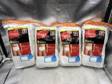 Lot Of 4 Hanes Men's White Tagless Briefs 9 Pack Sz M 32-34 In 36 Briefs Total
