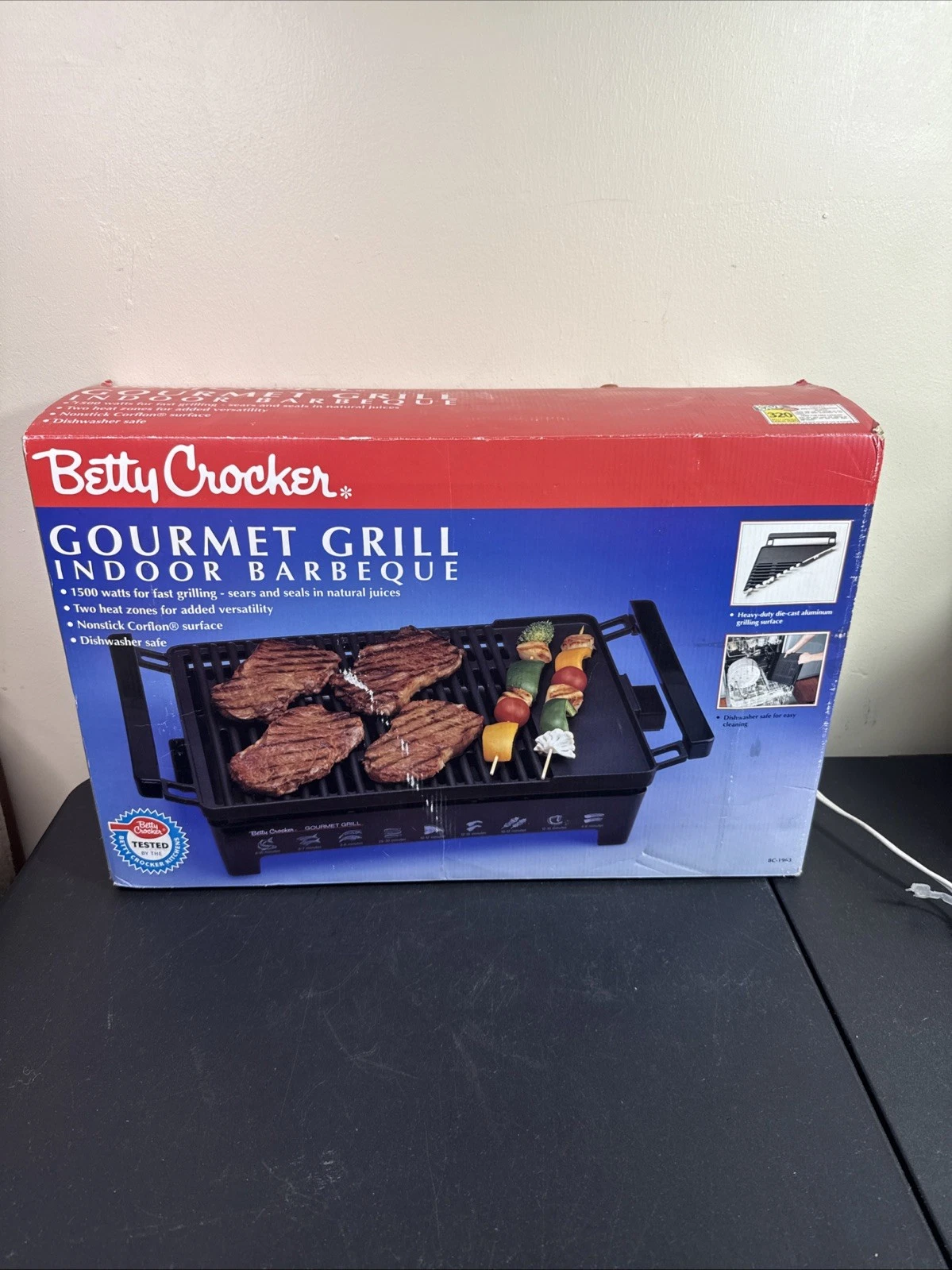 Betty Crocker Gourmet Indoor Electric BBQ Grill