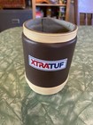 Brown on Tan Insulated Neoprene Xtratuf Can Cozie for Soft Drinks or Beer