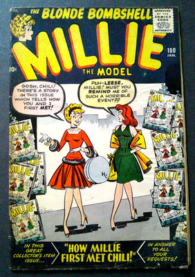 Millie the Model # 100 Jan. 1961 Marvel/Atlas - Stan Lee Script, Dan DeCarlo Art