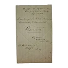 Rare 1862 Civil War Countersign Order “Burnside” – 19th Michigan, Col. KIA
