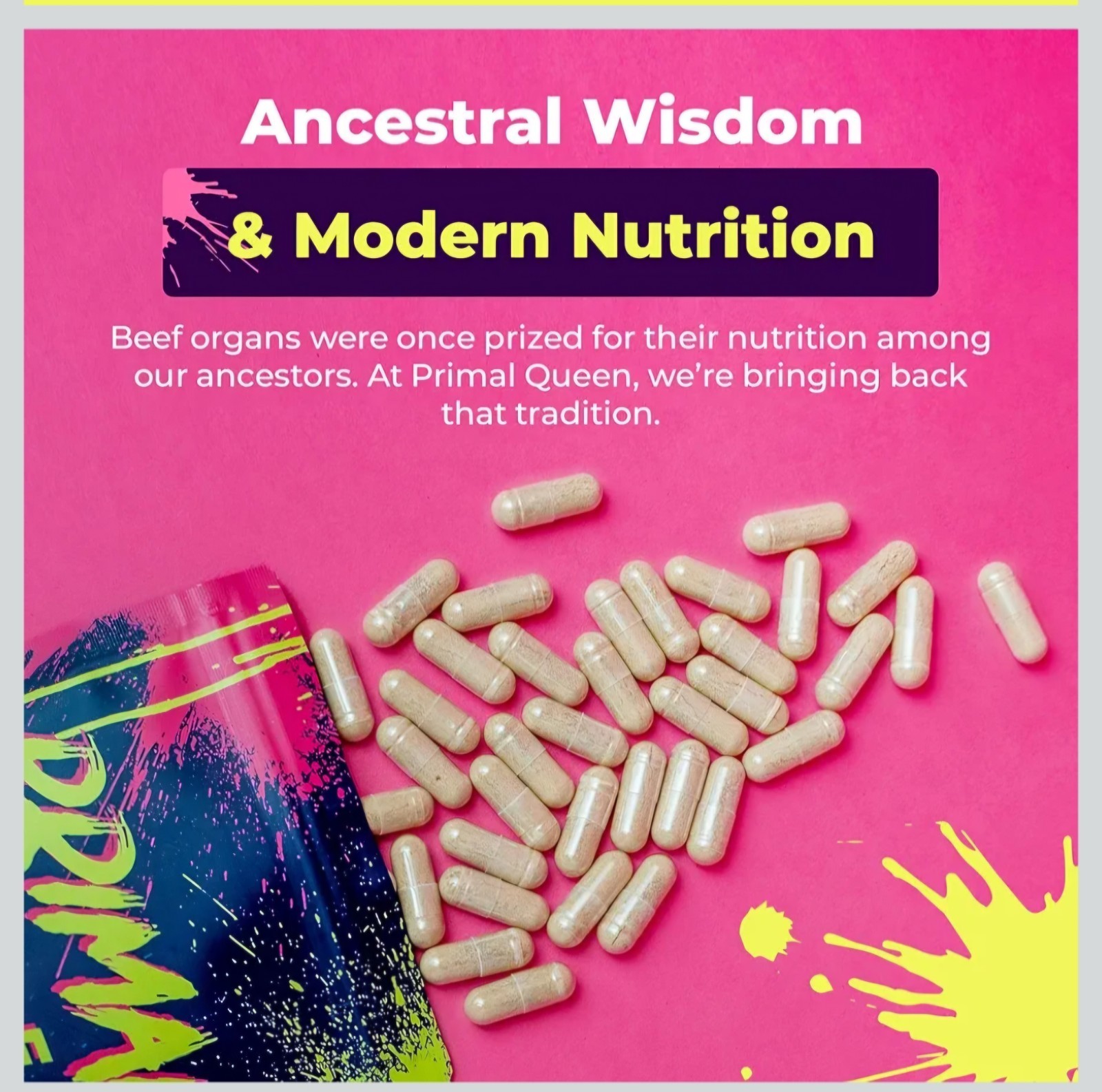 Primal Queen Brand New One Bag Of 60 capsules