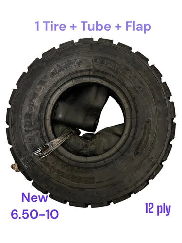 Duramax Forklift Commercial Tire 6.50-10 12 PLY 6.50x10 Tire+Tube+Flap New