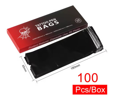 Tattoo Cover Slips - Schwarz 100 Stück