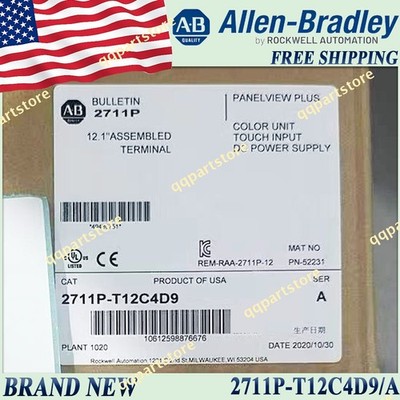 New Sealed AB PanelView Plus Terminal 2711P-T12C4D9/A FreeShip 2711PT12C4D9 serA