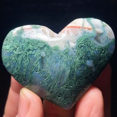 Rare 72G Natural Beautiful Water grass stone Healing Special Gift L7486