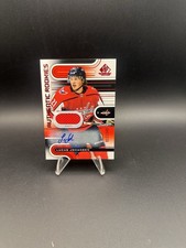 2022-23 SP Game Used Red Authentic Rookies Patch Auto #224 Lucas Johansen /149