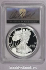 2016-W Proof Silver American Eagle Lettered Edge | PCGS PR70DCAM David Hall Sign