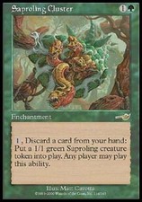 Saproling Cluster - Medium Play MTG Nemesis