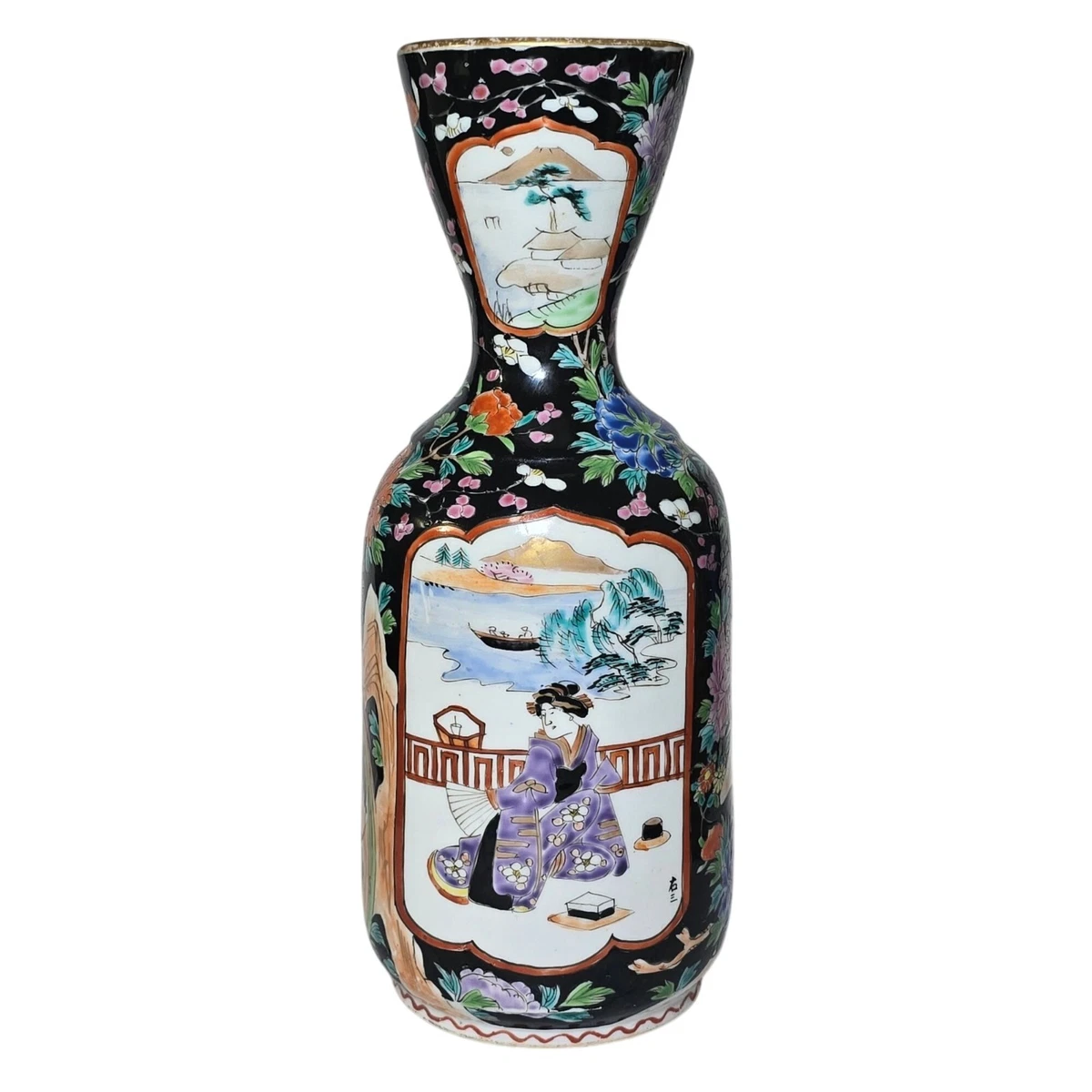 【 インド 19世紀花瓶 】　高さ56ｃｍ　八彩唐花尽し　コレクター放出 ニュース Masterpiece Collection 2014発表 | ノリタケ食器公式