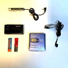 Used, good condition Sony MD Walkman MZ-R55 Blue