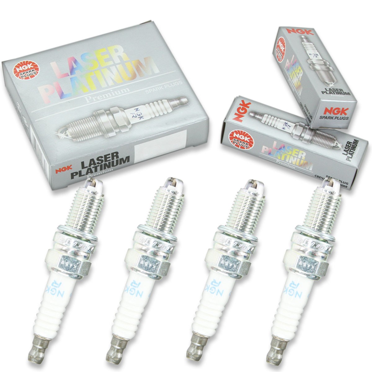 4pcs 03-05 BMW R1150GS Adventure NGK Laser Platinum Spark Plugs 1130cc 68ci wm