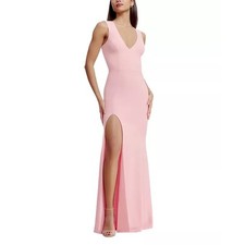 SMALL Dress the PopulationSandra Plunging Gown NWT 