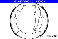 ATE Bremsbackensatz 03.0137-0009.2 FüR BMW E30 E21 E12 118 2000 1500 115 116 121