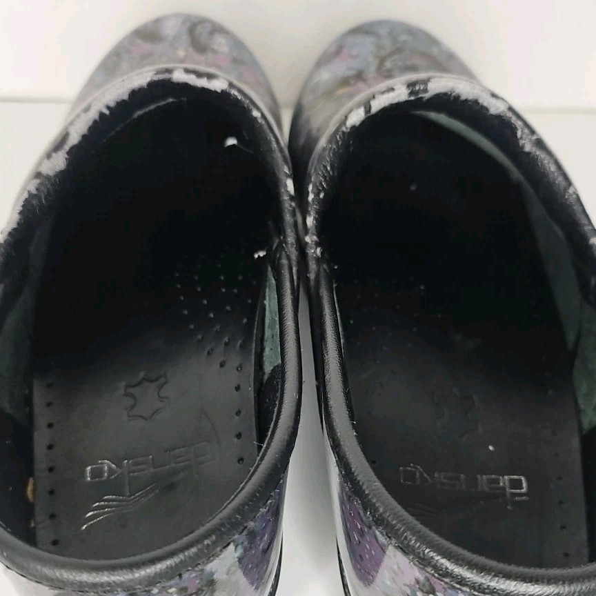Dansko Pro clogs iridescent bubbles raindrop  EU … - image 15