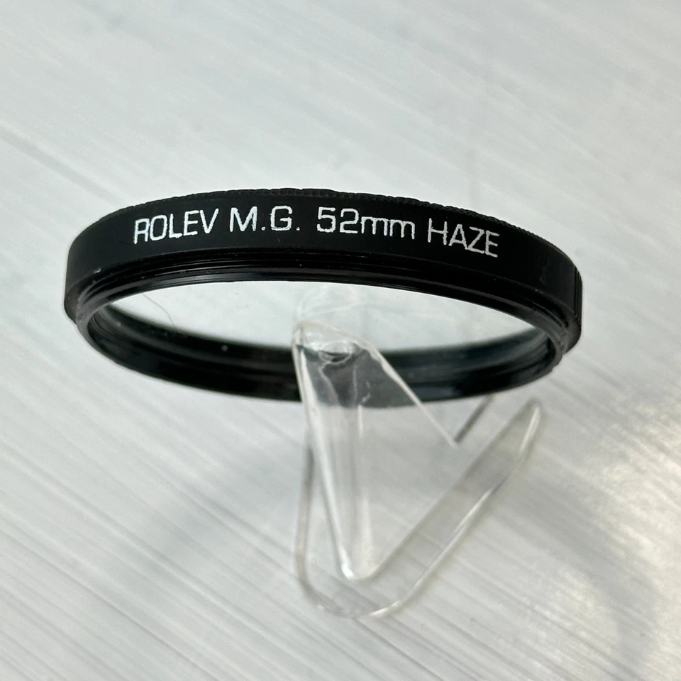 Rolev M.G. 52mm Haze Filter Japan EUC Screw Mount Vintage - Image 4 of 4