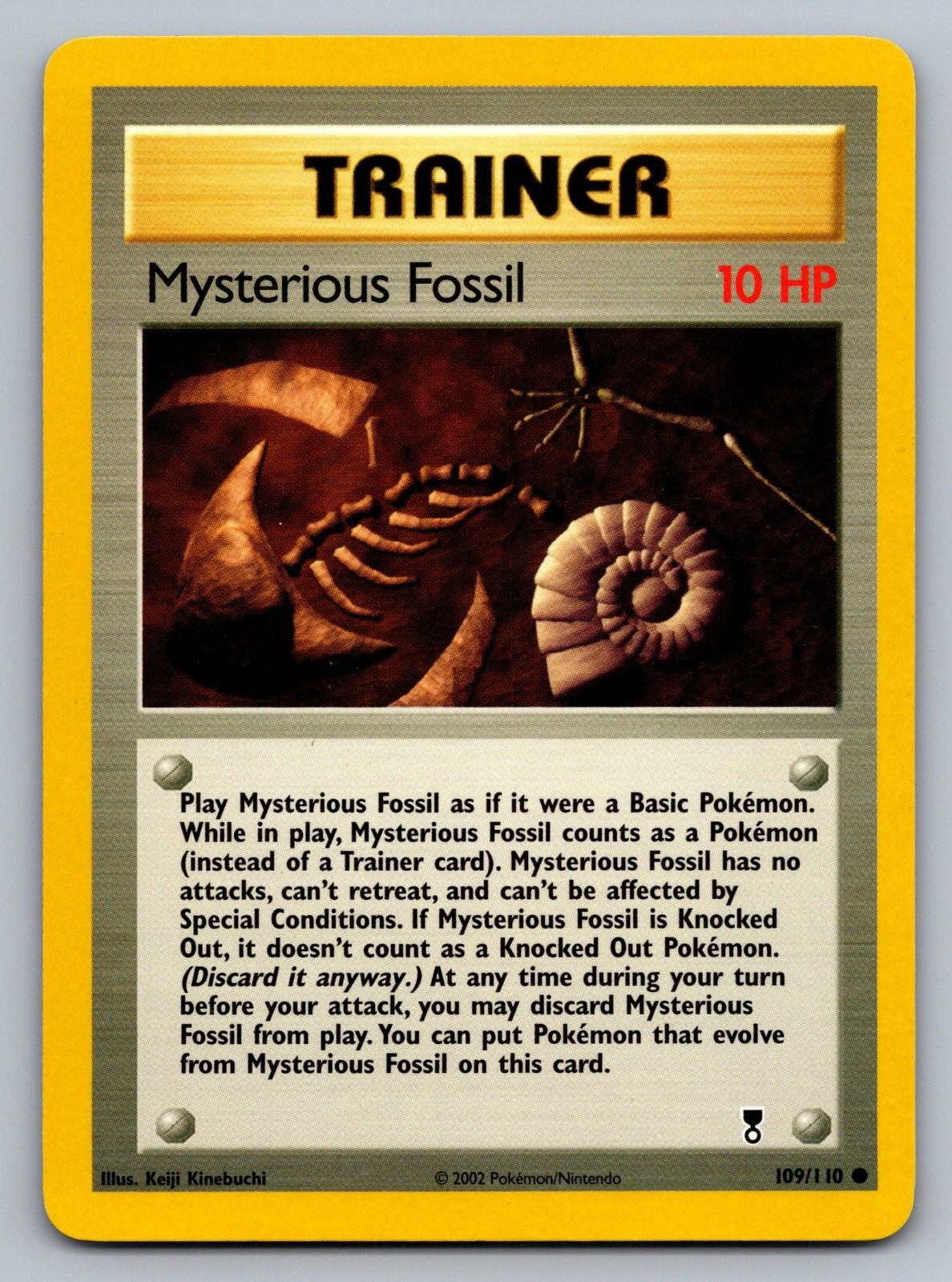 Mysterious Fossil Common Legendary Collection 109/110 NM