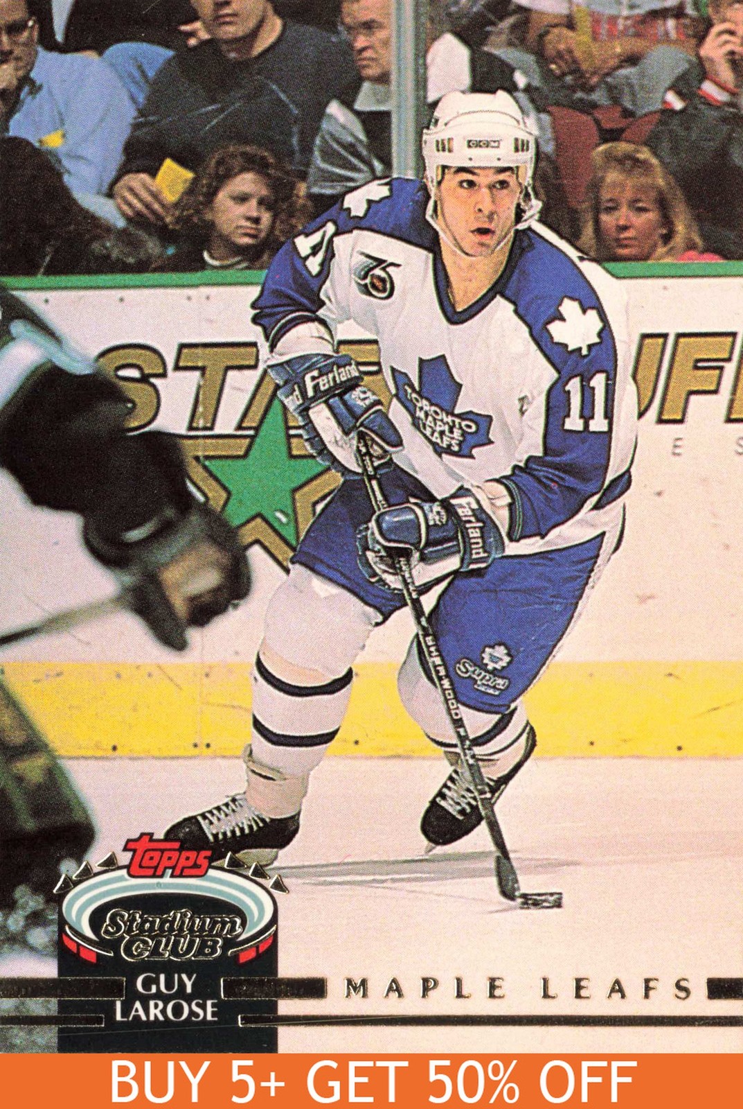 1992-93 Stadium Club #237 Guy Larose Toronto Maple Leafs Hockey