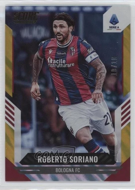 2021-22 Panini Score Serie A Gold Lava 10/10 Roberto Soriano #167