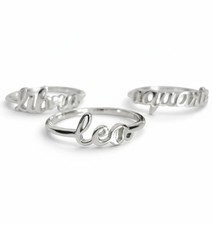 Sterling Silver Zodiac Birth Month Ring