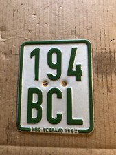 Altes Mofa Moped Nummernschild Kennzeichen von 1992