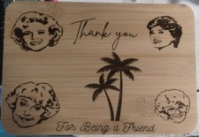 Golden Girls Engraved Art Decor
