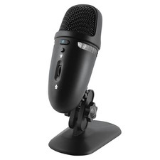 Premium USB Microphone with Dual Recording Patterns - 24-bit Recording Perfec...