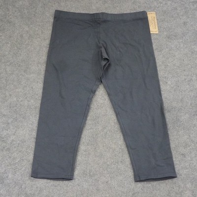 Magdalena Leggings Womens Large Gray Short Stretch Comfort Pants